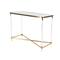 3.5ft. Clear Contemporary Acrylic Console Table